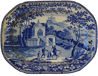 Georgian Transfer Ware Rare blue & white china always wanted