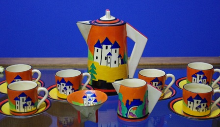 Clarice Cliff Clarice Cliff - wanted, this coffee set sold for $10,000+